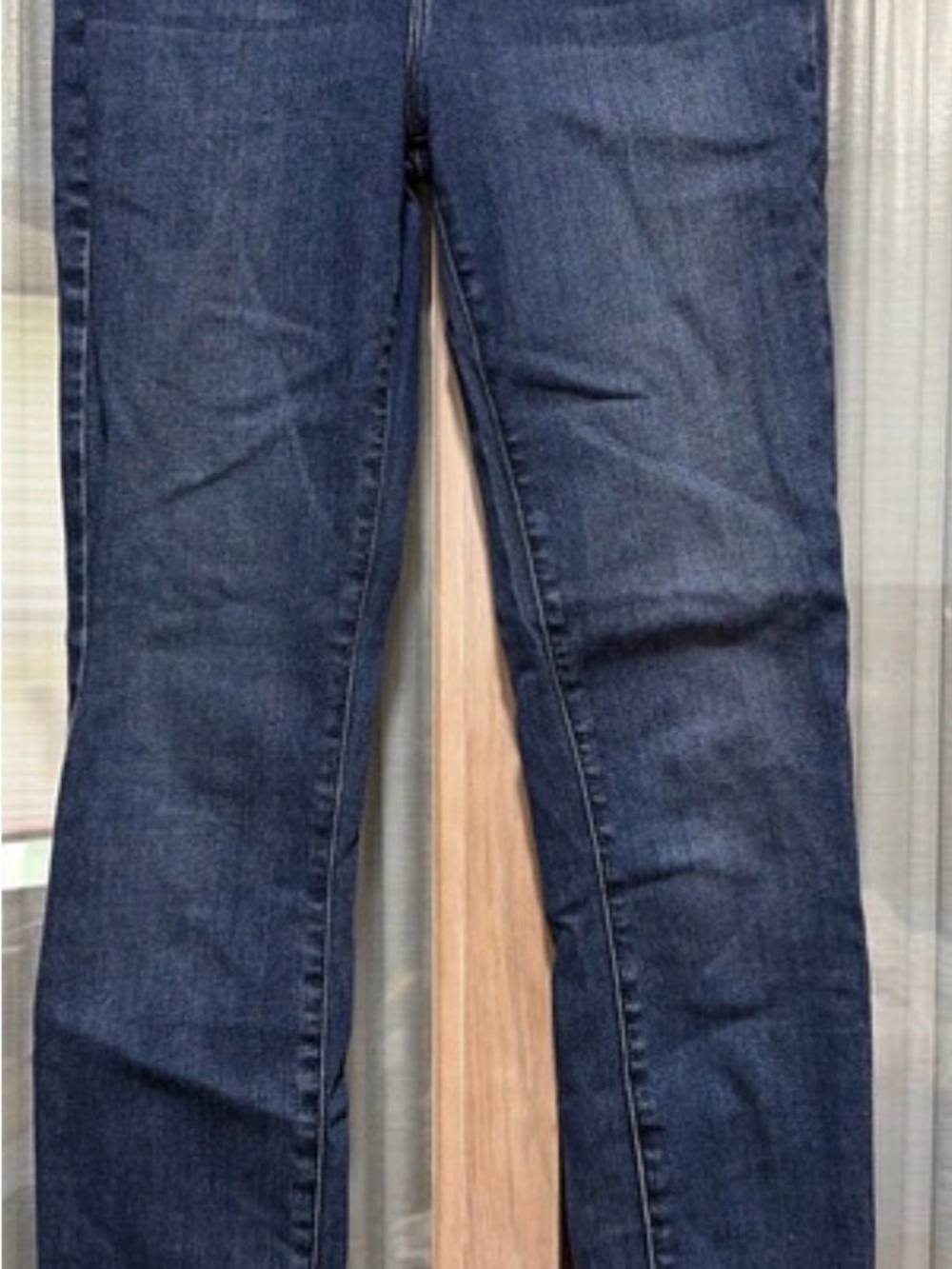 L'AGENCE Dark Blue Straight-Leg Jeans